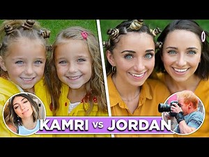 Jordan Matter vs Kamri | 5-Minute Photo Challenge Recreating ICONIC Twin Pics!