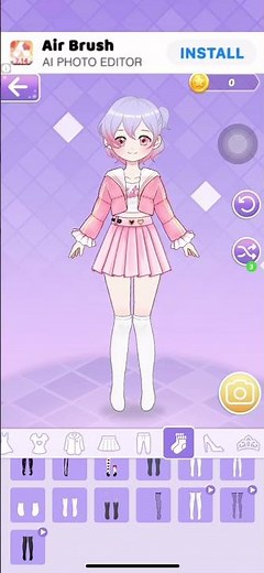 Make a OC in avatar in Anime Dress Up Games
