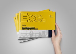 Horizontal Company Profile, a Brochure Template by Elite_Standard