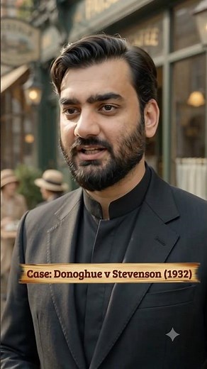🥤 Donoghue v Stevenson (1932) – The Case That Changed Negligence Law Forever ⚖️