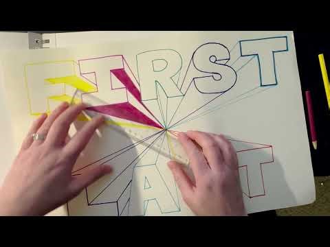 1 Point Perspective Step 7 of 8