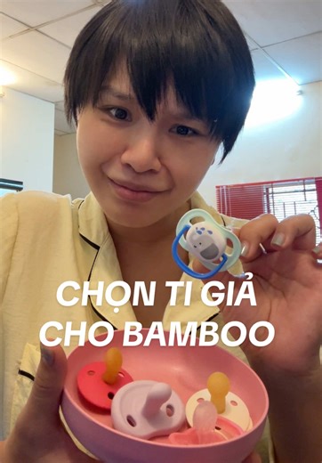 Tui vẫn chưa chấp nhận nha, mấy mom còn dòng Ti ngậm nào giới thiệu tui với #lethutrang #babibamboo #lethutrangquangson #bọnkhongrang👶🍼 #landaulamme