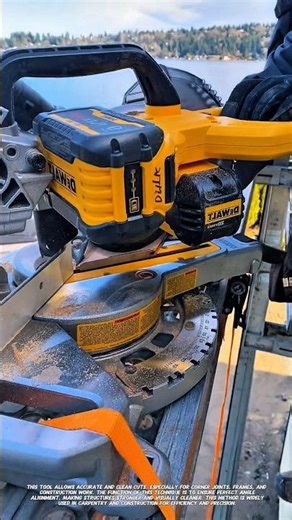 Perfect Angle Cuts with Miter Saw | Clean & Accurate Wood Cutting.
