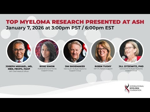 Top Myeloma Research Presented at ASH 2025