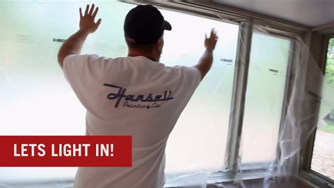 Trimaco Easy Mask Cling Cover Plastic Sheeting, 9-feet x 400-feet