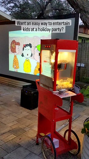 We bring the joy of movie theater popcorn right to you. #popcorn #movienight #popcornmaker