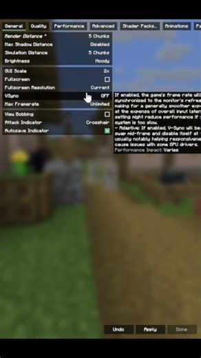 How to BOOST Minecraft FPS in 30 Seconds! 🚀 #minecraft