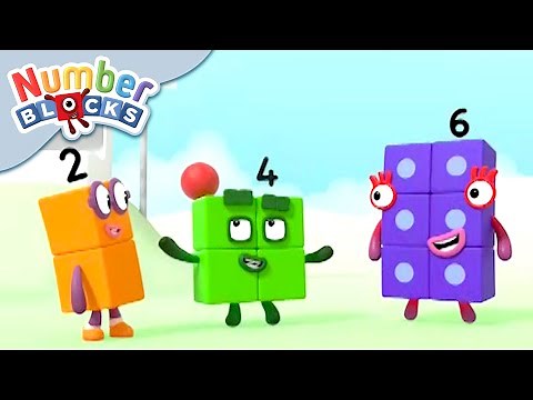 ‪@Numberblocks‬- Sporty Math Exercises | Learn to Count