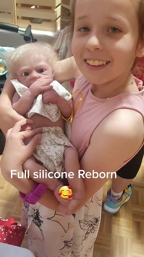she is now obsessed with silicone reborns hahaha