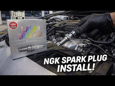 NGK Laser Iridium Spark Plug Install | Honda Accord DIY