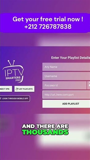 IPTV Smarters Pro Setup + Free trial !!