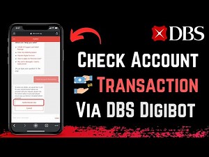 Check Account Transaction using DBS digibot | DBS Bank - Digibank
