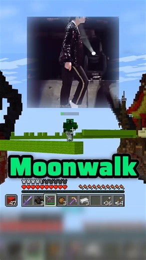 Michael Jackson MOONWALK in MINECRAFT!