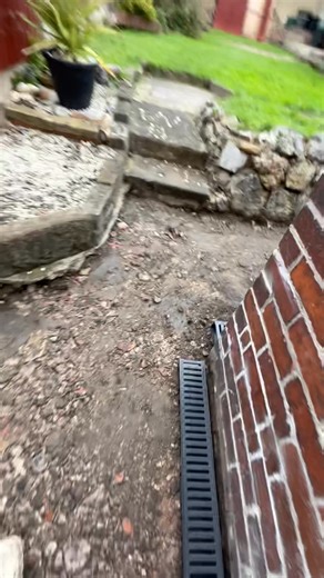 4.9K views · 19 reactions | Small pathway and patio area ongoing prep work in Newcastle under Lyme today we will be installing drainage and sub base touch ups getting it ready for concrete imprint  LP Driveway Specialist LTD | Luke Parton | Facebook