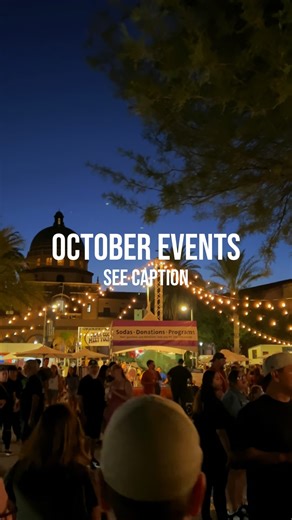 Visit Tucson on Instagram: "Happy October, Tucson! 🍂 There’s no shortage of fall fun this month, from Halloween festivities, sports, festivals and more. We wish we could fit it all in one post! See the full list of events at the link in our bio. 🎃 SEASONAL/HOLIDAY 🎃 Oct. 2-Nov. 1: Nightfall @oldtucson Oct. 3-Nov. 1: Slaughterhouse @slaughterhouse_tucson Oct. 3: Octoberfest-Themed Art & Appetizers @saagtucson Oct. 4: Oktoberfest @traildusttown Oct. 23-26: Boo at the Zoo @reidparkzoo Oct. 25: H