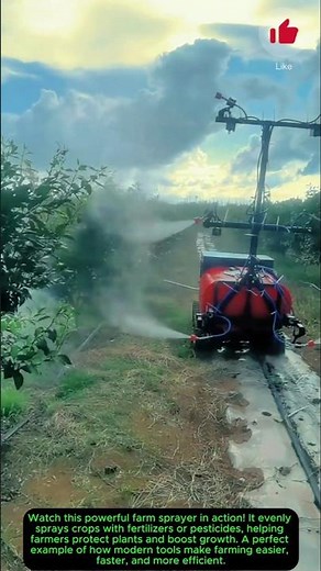 Farm Sprayer in Action 💧 | Smart Farming Equipment