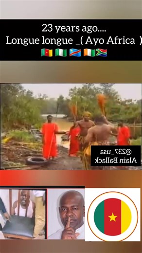 23 years ago, Cameroonian artist Longue Longue released the song 'Ayo Africa.'' The song became the biggest political song in the history of African music. Longue Longue highlighted the exploitation of Africa by the West and bad leadership. He was d*spised by France and other western countries, and even the Cameroonian government wasn't happy with Longue Longue for releasing such a song. Longue Longue has always been p*rsecuted for criticizing the Cameroonian government. #alainballack #237usa🇺�