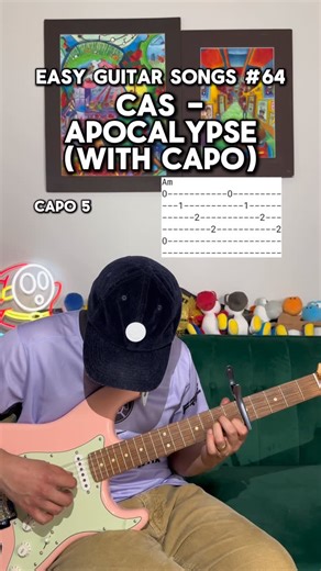 Orlando | CAS - apocalypse capo version guitar tutorial for easy guitar songs 64! #guitar #guitarra #electricguitar #stratocaster #guitarraelectrica | Instagram