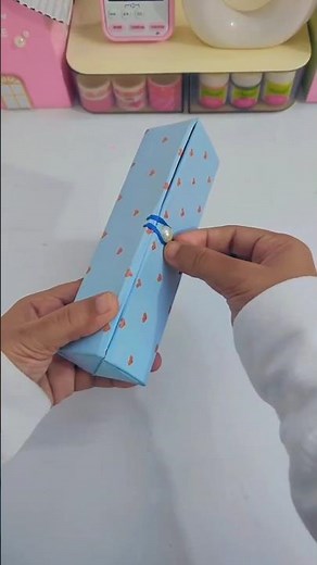 DIY Cardboard Pencil Box #shorts #viralshorts #diy #diypencilcase
