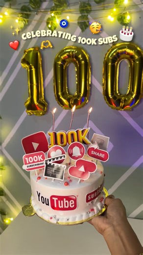 Celebrating 100k Subscribers 🧿❤️✨🥹 #shorts #100kcelebration #100k
