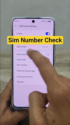 how to check sim card number in realme #realme #simcard #techtips
