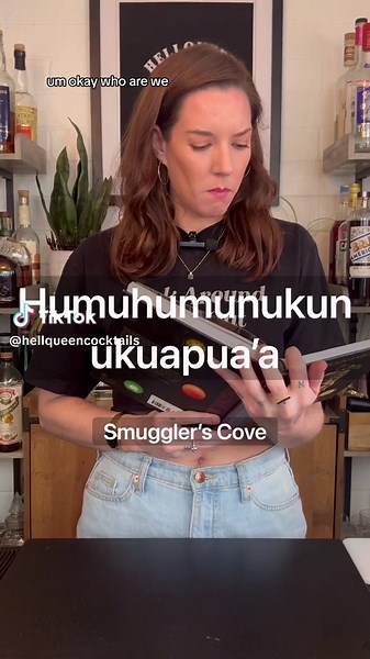 Humuhumunukunukuapua’a 2 dashes Peychaud’s bitters .75 oz lemon juice .75 oz pineapple juice .5 oz Orgeat 2 oz gin Add all ingredients to a cocktail shaker with crushed ice and shake. Dirty dump into rocks, glass and garnish with flower and cherry. #hellqueencocktails #bartending #cocktailtok #bartok #bartendersoftiktok #fyp