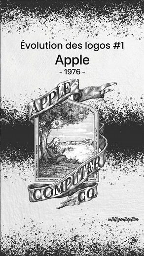 Évolution des logos #1 - Apple de 1976 à 2025