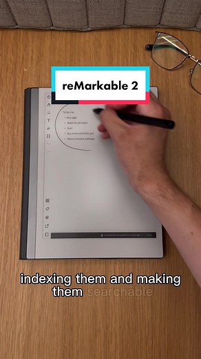 Take notes, edit and organize all your work in one place with the Remarkable 2. Combine handwritten and typed notes all in one place. #remarkablepaper #techtok