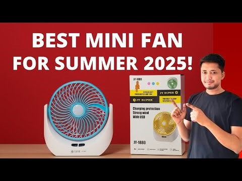 🔥 Best Mini Fan for Summer 2025! 💨 JY Super Fan Review – Kya Yeh Worth Hai?