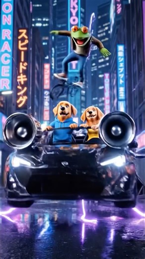 Jerry flashed back, bass dropped harder, and Crazy Frog surfed the sound itself