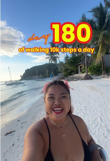 day 180 of walking 10k steps a day #10kstepsaday #10ksteps #fitness #weightlossmotivation #caloriedeficit #fyppppppppppppppppppppppp