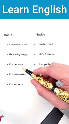 Learning Basic vs Advanced English Phrases