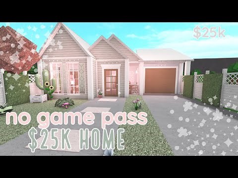 $25k *NO GAME PASS* home || bloxburg speed build