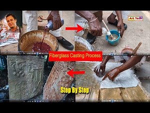 Fiberglass Casting Process | With Detail Tutorial | Step by step