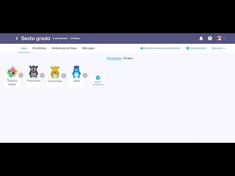 Crear clase y agregar alumnos en Classdojo