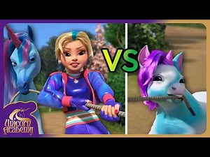 Tug of War: Baby Unicorn VS. Isabel & River | Unicorn Academy S2 Full Episodes | Cartoons for Kids