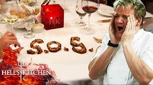 This full Hell's Kitchen Season 4 service goes so badly wrong that it has some diners throwing up distress signals! S.O.S #HellsKitchen #GordonRamsay | Hell's Kitchen USA