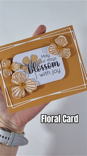 Spring Greetings - Making Floral Card with Sizzix & Printable Sentiment