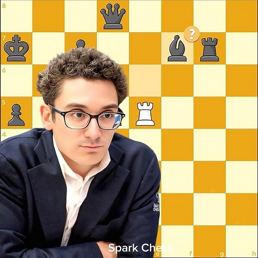 Fabiano Caruana Brilliant Finish ♟️ #chess #chesscom
