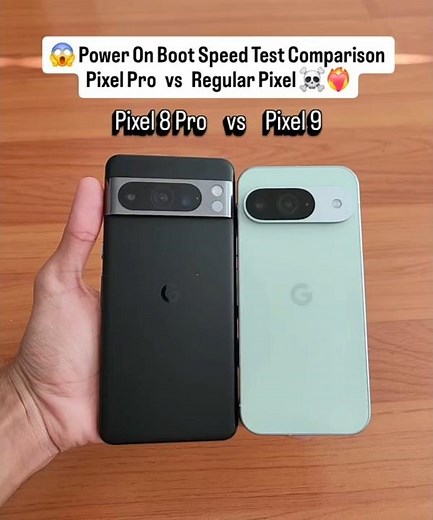 😱 Google Pixel 8 Pro vs Pixel 9 ⚡ Power On Boot Speed Test – SHOCKING Winner! 🔥 #shorts #viral #fyp