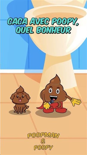 💩🎶 Caca sur le trampoline... | "Dans la vie, on fait tous caca" 💩 | Poopman & Poopy