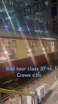 Rail tour class 37 at London king cross