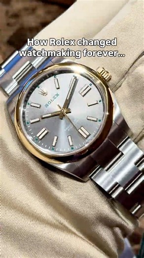 100 Years Since Rolex Revolutionized Watchmaking #Rolex #oysterperpetual41 #watches #luxurywatches