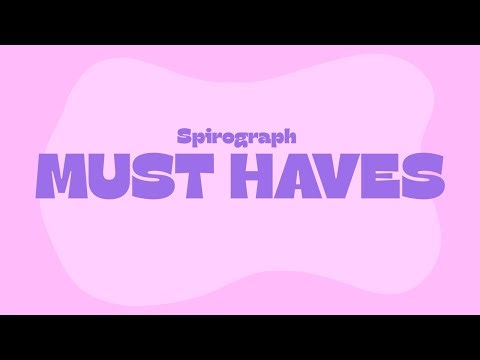 What you need in your Spirograph started kit