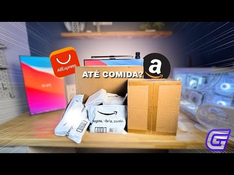 MEGA UNBOXING of products I bought on ALIEXPRESS and AMAZON! EVEN FOOD WAS IN THEM