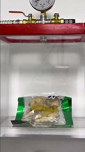 What will happen to the pickled chicken feet in vacuum?