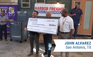 30K views · 638 reactions | Earlier today, 25 outstanding high school skilled trades teachers were surprised and named winners of the Harbor Freight Tools for Schools Prize for Teaching Excellence! A total of $1.5 million in cash prizes were presented to teachers in 17 states, from New York to Alaska. Learn more about the award here: https://hf.tools/hftfs | Harbor Freight | Facebook
