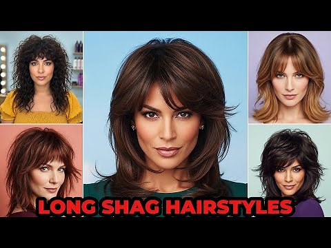 18 Long Shag Hairstyles That Add Movement