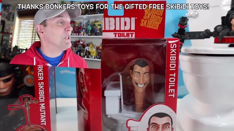Skibidi Toilet Deluxe Action Figures Astro Berserker Mutant Bonkers Toys Review