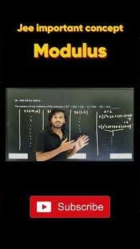 Modulus 🤯 | JEE Maths Concept in 60 Seconds | Must Know for JEE